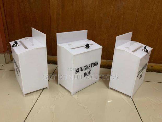 Quality Acrylic Suggestion Box With Lock - Secure - thumbnail 2