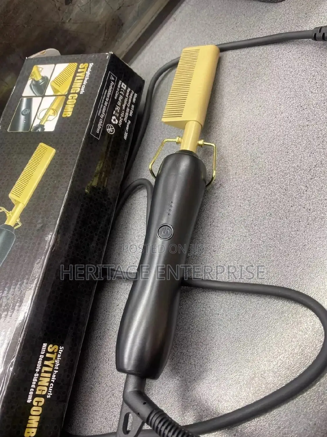 Hot Comb Hair Straightener, Electric Heating Comb