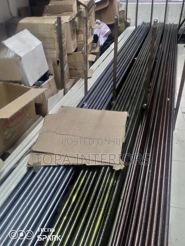 Heavy Duty Durable 6m Long Jua Kali Curtain Rod Poles