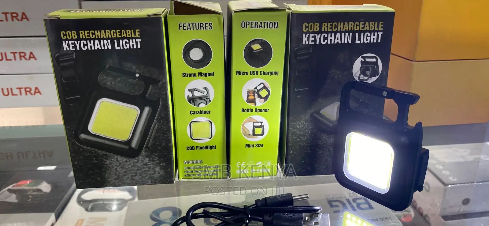 Rechargeable Attachable Keychain Led Light