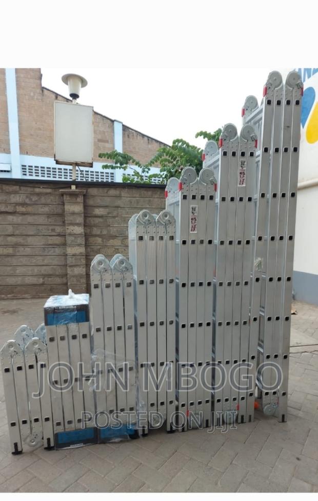 Multipurpose Aluminium Ladder . - main view