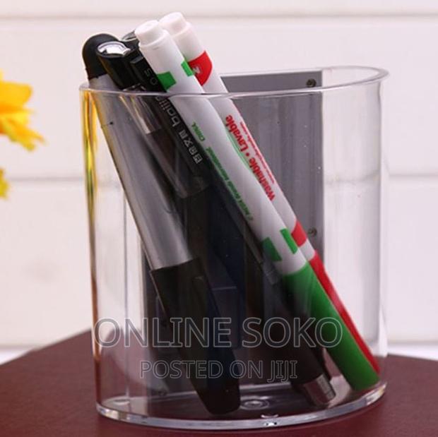 Multi-Functions LCD Digital Clock Desk Pen Holder Organizer - thumbnail 2