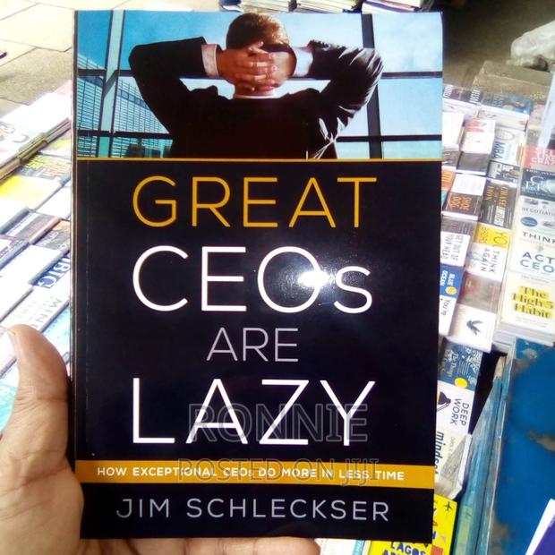 Great Ceos Are Lazy Book by Jim Schleckser - main view