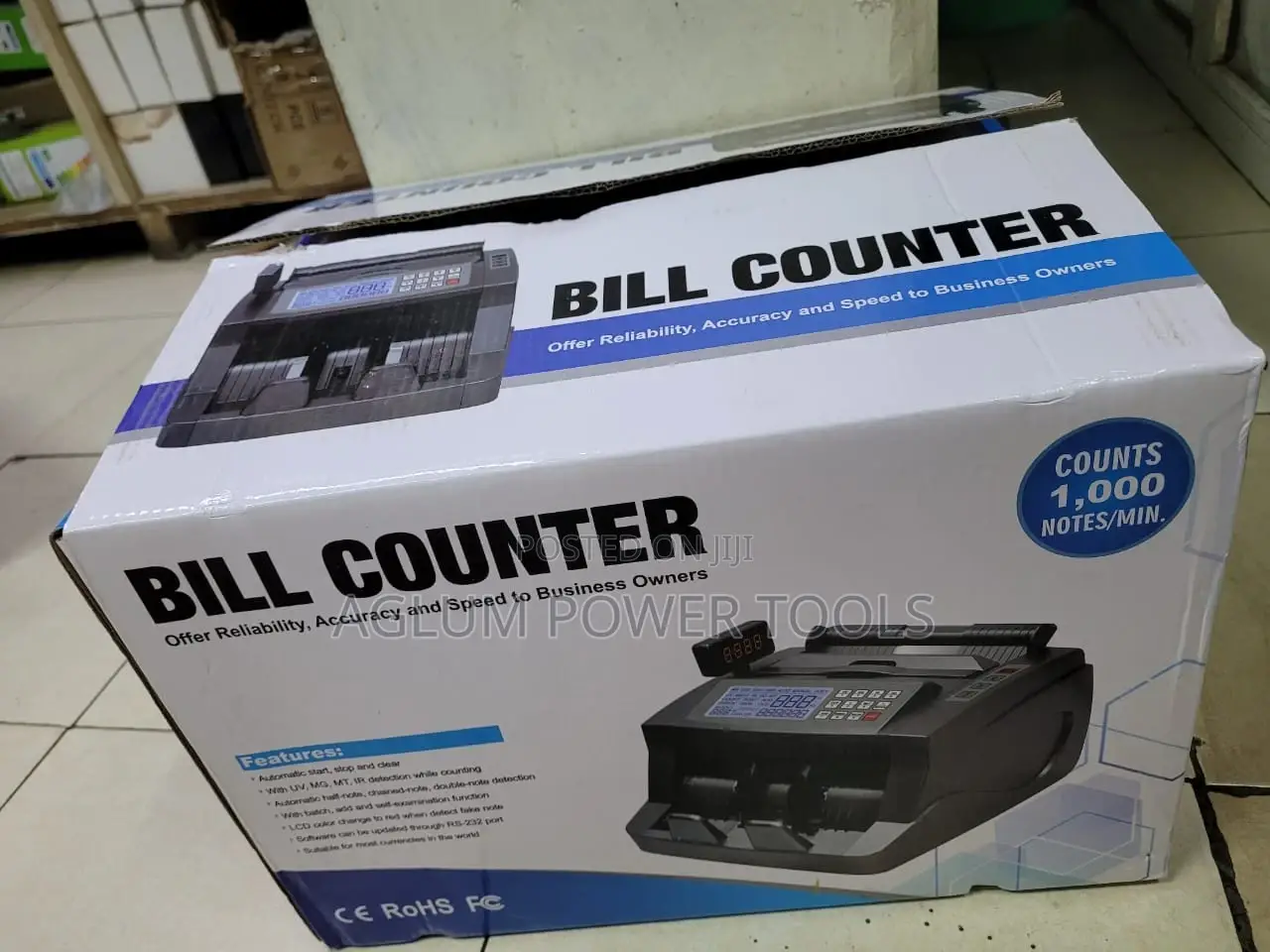 High Accurate Bill Counter Machine