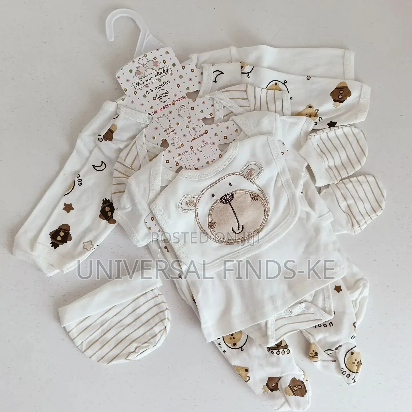 8pcs Cotton Receiving Set