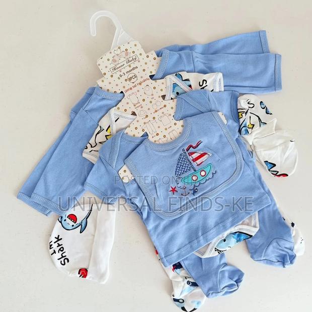 Newborn 8pcs Cotton Receiving Set