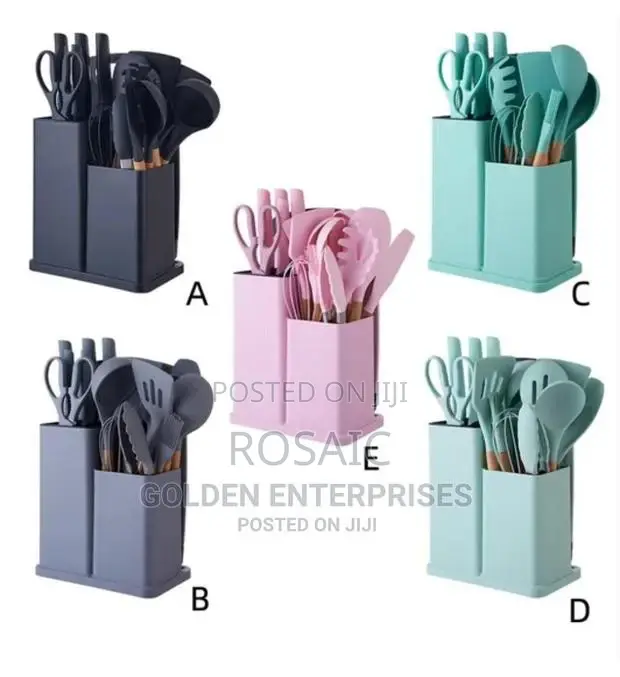 19 PCS Silicon Spoon