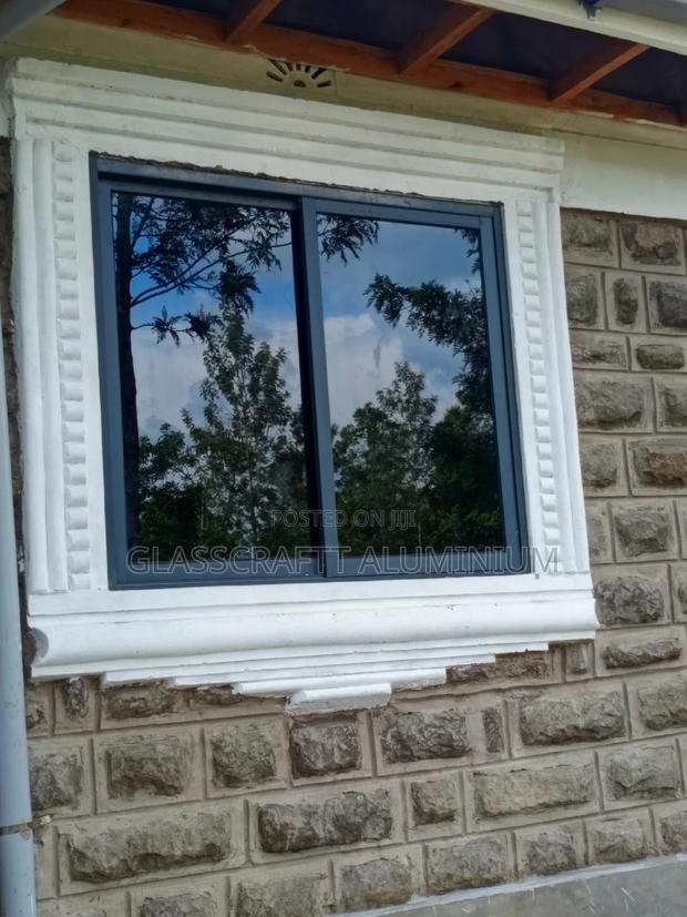 Customized Gray Aluminum Window - thumbnail 4