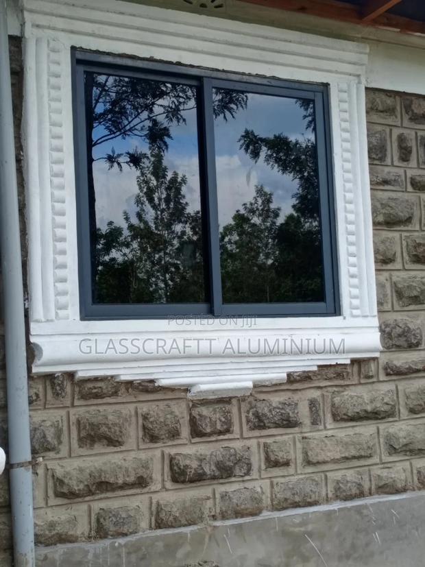 One Way Gray Sliding Window - thumbnail 3