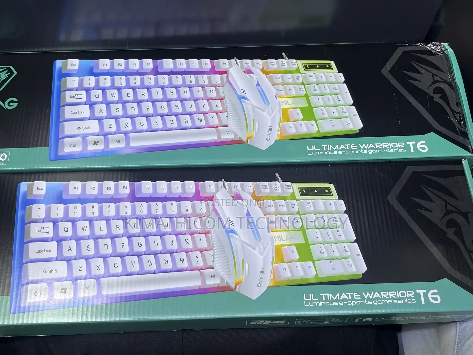 Gaming Keyboard and Mouse With Backlight