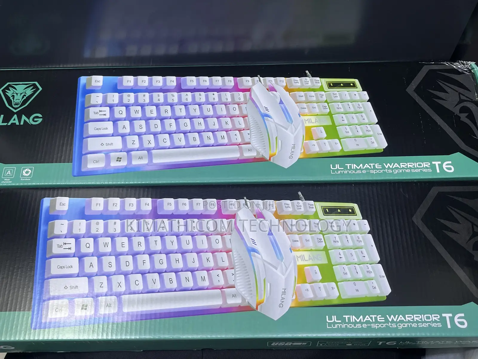 Gaming Keyboard and Mouse With Backlight