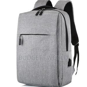 Grey Anti-Theft Laptop Backpack Quality Durable Material - thumbnail 2