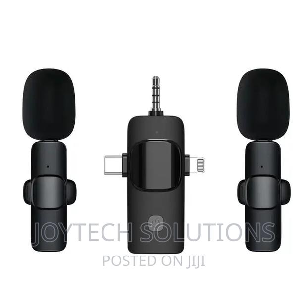 Universal Wireless Lapel Microphone. Type C, iPhone, Aux Jac - thumbnail 2
