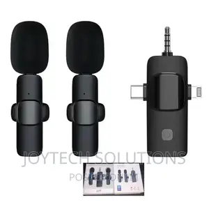 Universal Wireless Lapel Microphone. Type C, iPhone, Aux Jac