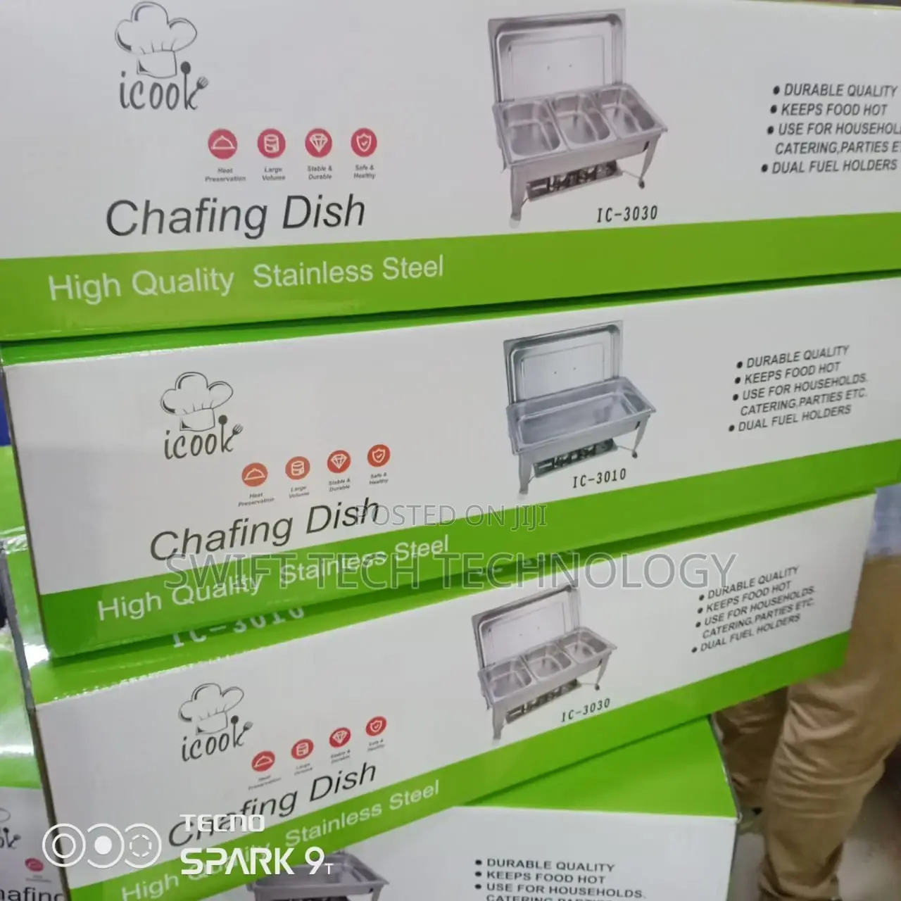 Chaffing Dishes , Chaffing Dishes Triple , Triple Chaffing D