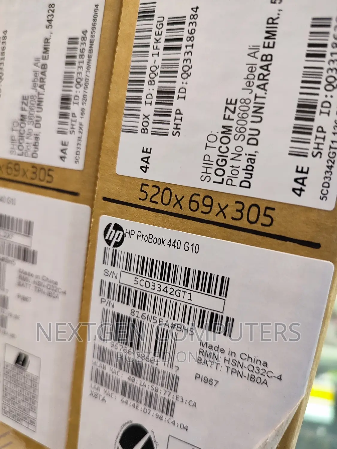 New Laptop HP ProBook 440 8GB Intel Core I7 SSD 512GB