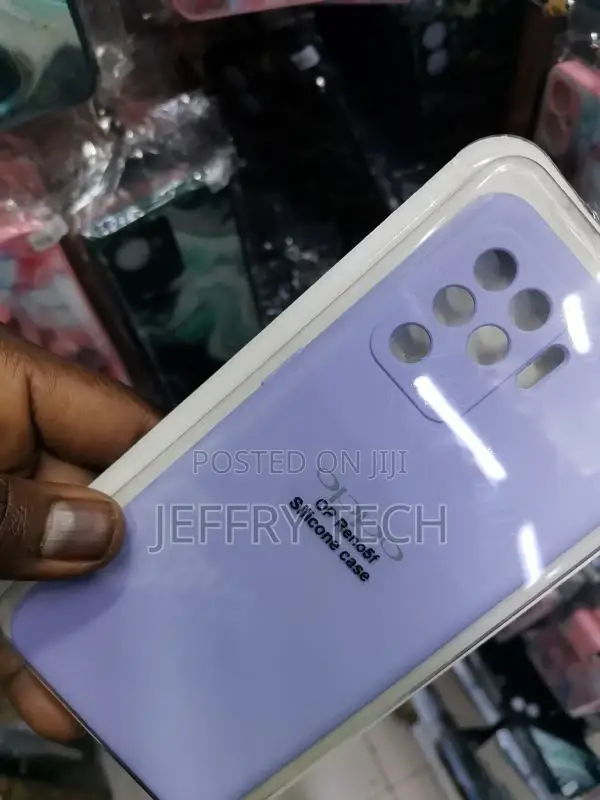Purple Silicone Back Cover for Reno 5f