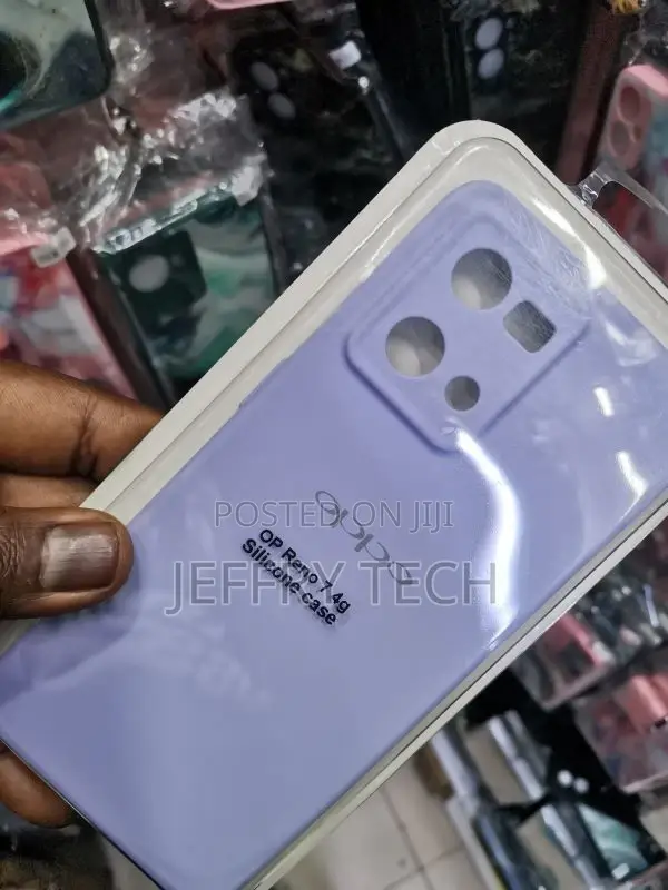 Purple Candy Silicone Case for Oppo Reno 7 4g