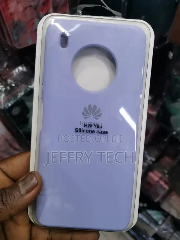 Silicone Casing With Lining for Huawei Y9a - Purple