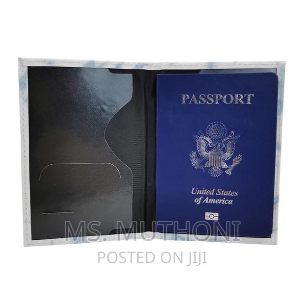 *Pu Leather Passport Cover With Marble Effect* - thumbnail 4