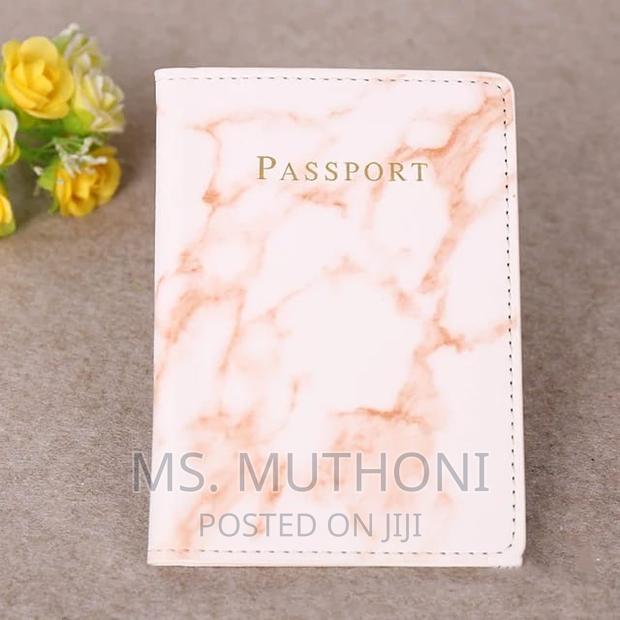 *Pu Leather Passport Cover With Marble Effect* - thumbnail 3