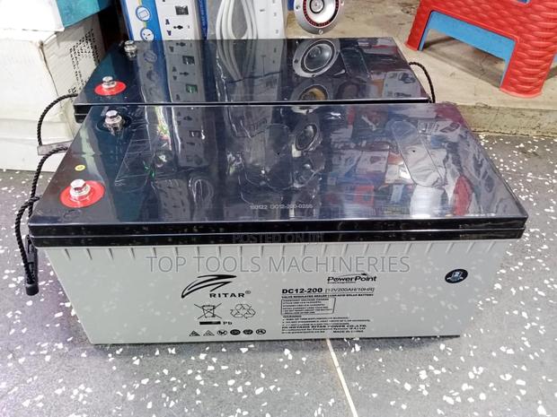 Ritar 200AH 12V Deep Cycle Battery - main view