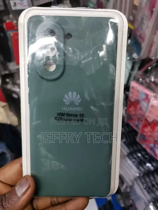 Case for Huawei Nova 10, Silicone, Dark Green