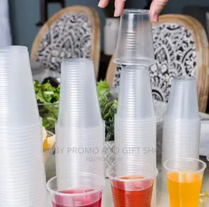 1250 Pieces 200ml Disposable Clear Plastic Dispenser Cups