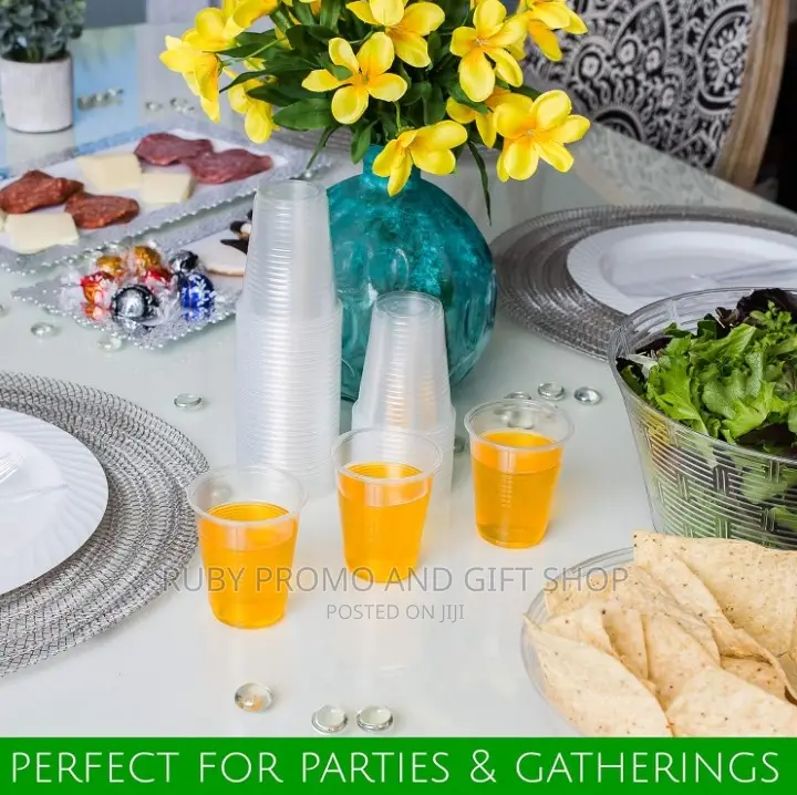 1250 Pieces 200ml Disposable Clear Plastic Dispenser Cups