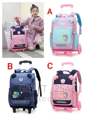 Rolling Trolley School Bag* High Capacity School Bag