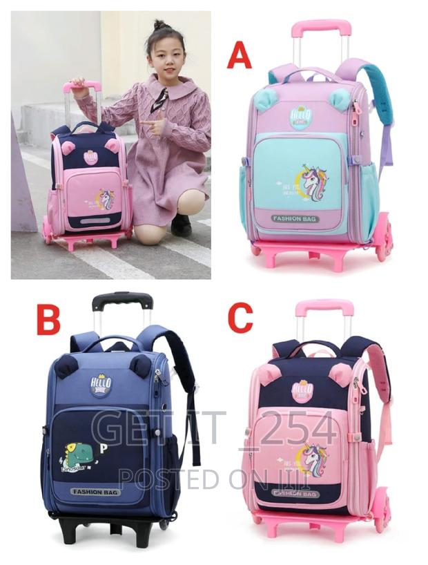 Rolling Trolley School Bag* High Capacity School Bag - thumbnail 3