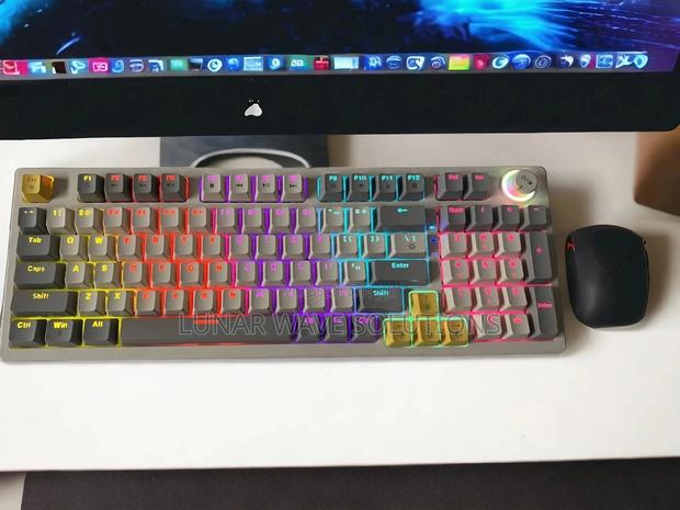 Novelty Aesthetic Design Mechanical Backlit Keyboard - main view