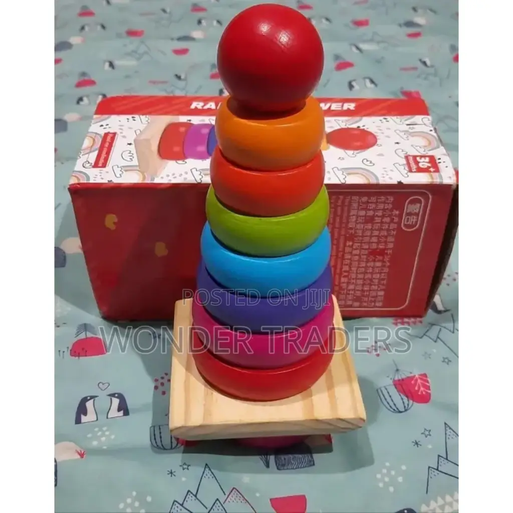 Rainbow Tower Toy Raibbow Tow