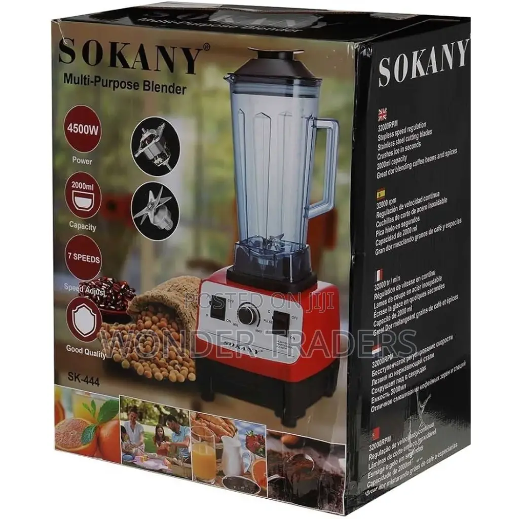 Sokany Commercial Blender