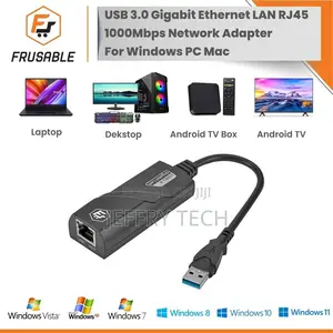 USB 3.0 Gigabit Ethernet LAN RJ45 1000mbps Network Adapter F