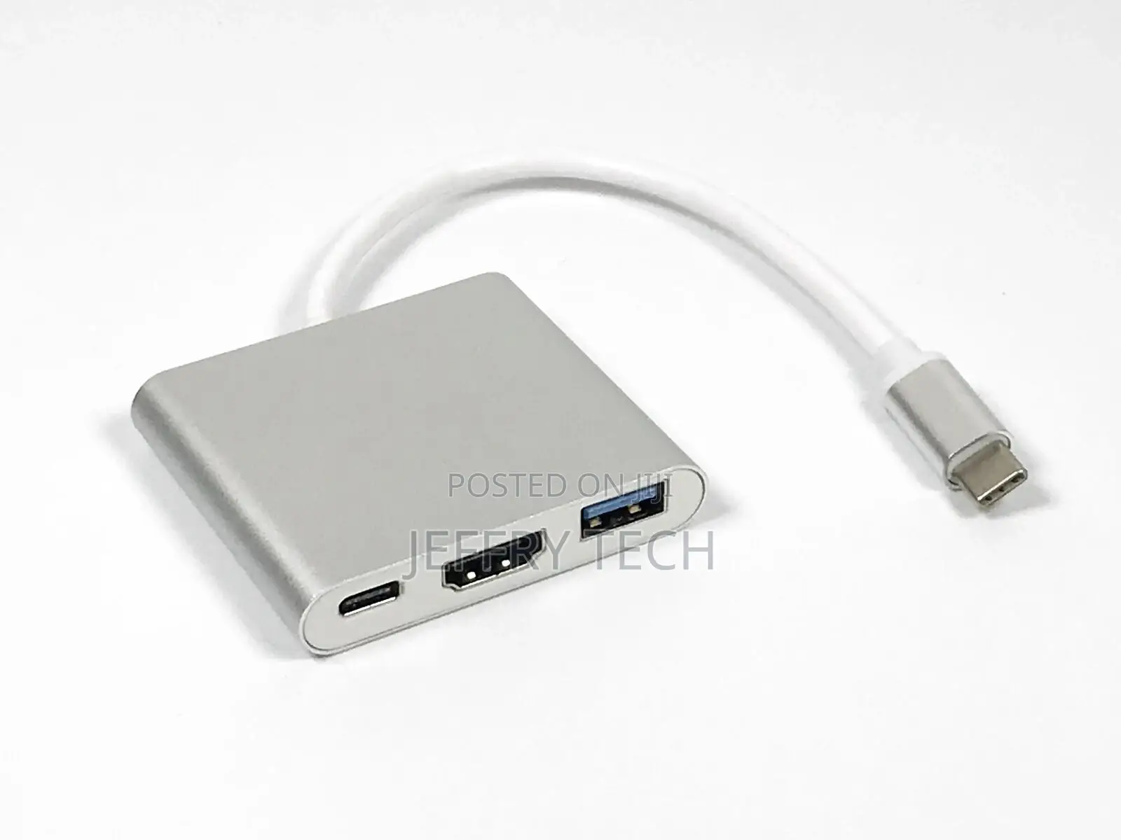 Type C to PD With HDMI and USB 3.0 a/F Dongle Metal Shell