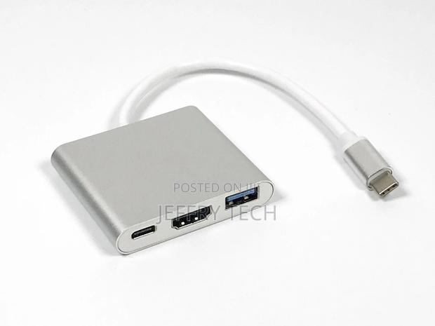 Type C to PD With HDMI and USB 3.0 a/F Dongle Metal Shell - main view