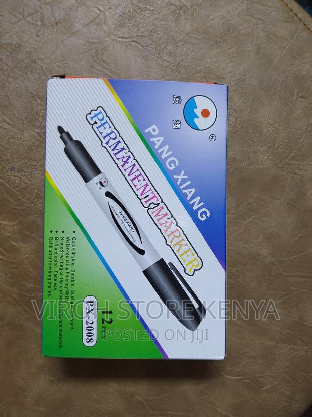 Permanent Marker Pen 12pcs - thumbnail 2