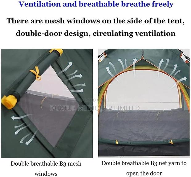 3 Person Automatic Tent Double Layer Waterproof Tent - thumbnail 3