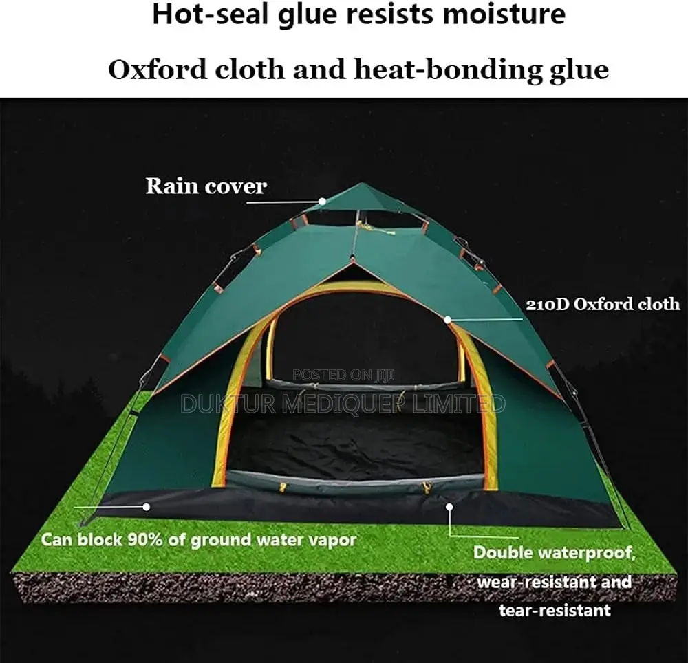 3 Person Automatic Tent Double Layer Waterproof Tent
