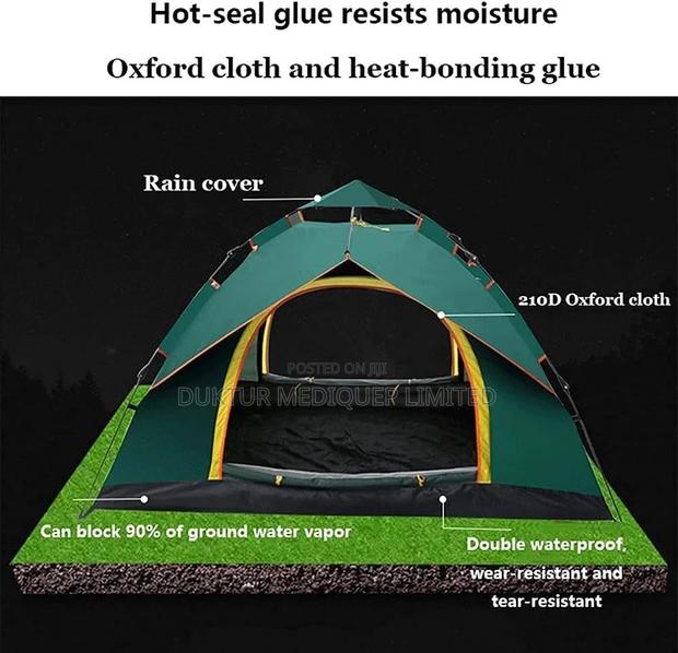 3 Person Automatic Tent Double Layer Waterproof Tent - thumbnail 4