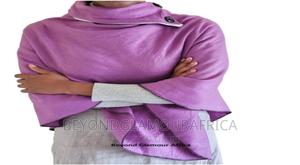 Womens Ankara Cotton Poncho in Different Colors - thumbnail 2