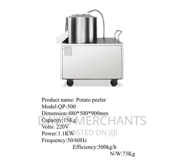 Potato Peeler With a Capacity of 15kg and of 1.1kw