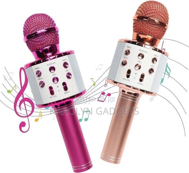 Karaoke Microphone Portable Bluetooth for Girls Kids - main view