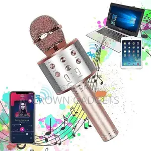 WS858 Wireless Karaoke Microphone Portable Bluetooth