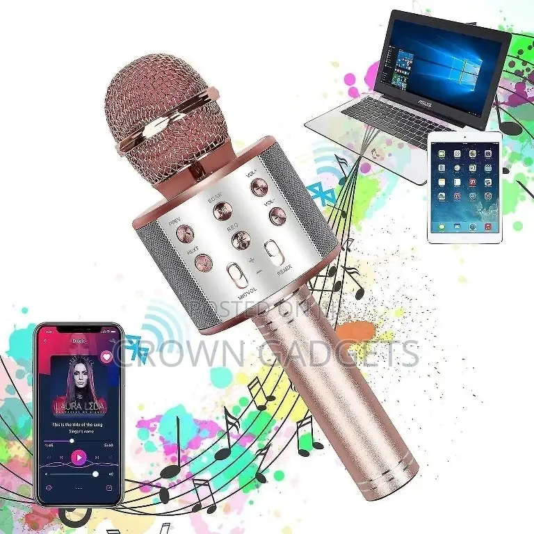 WS858 Wireless Karaoke Microphone Portable Bluetooth