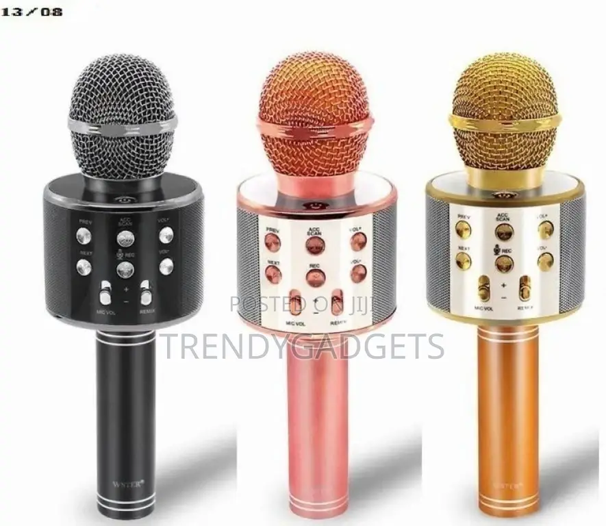WS858 Wireless Karaoke Microphone Portable Bluetooth