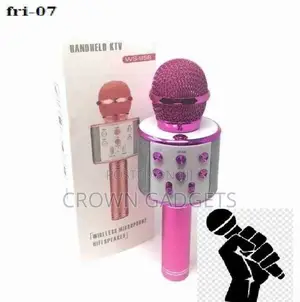 Wireless Speaker Karaoke Portable Microphone for Kids