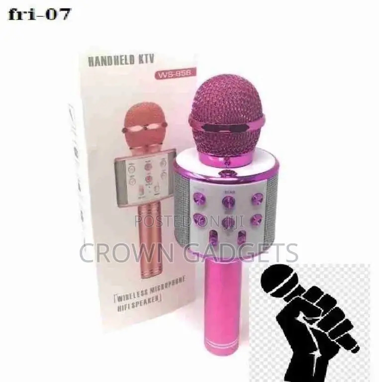 Wireless Speaker Karaoke Portable Microphone for Kids