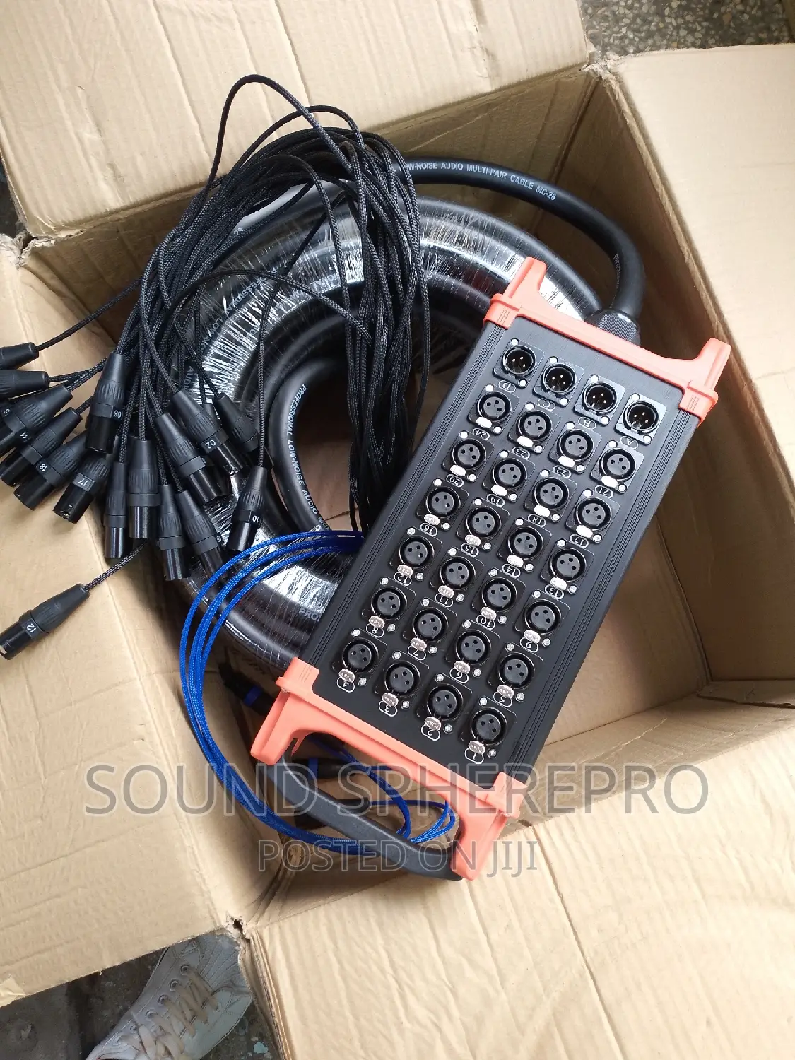 Snake Cable 24 Channel 4return 50mtrs Long